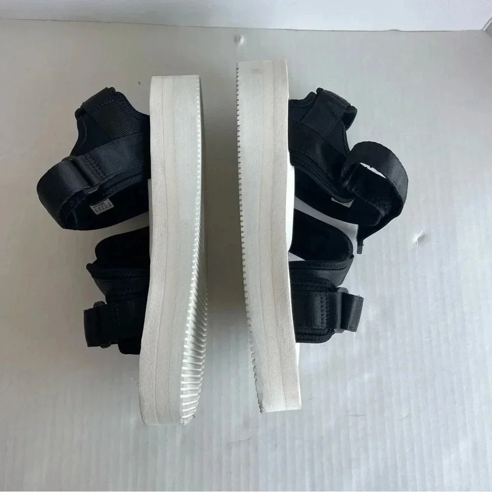 SUICOKE DEPA V2 Unisex Black and Withe Sandals Women size 12 Men size 10